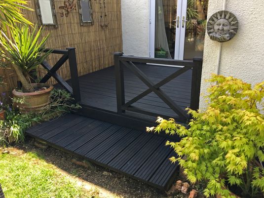 Decking after painting